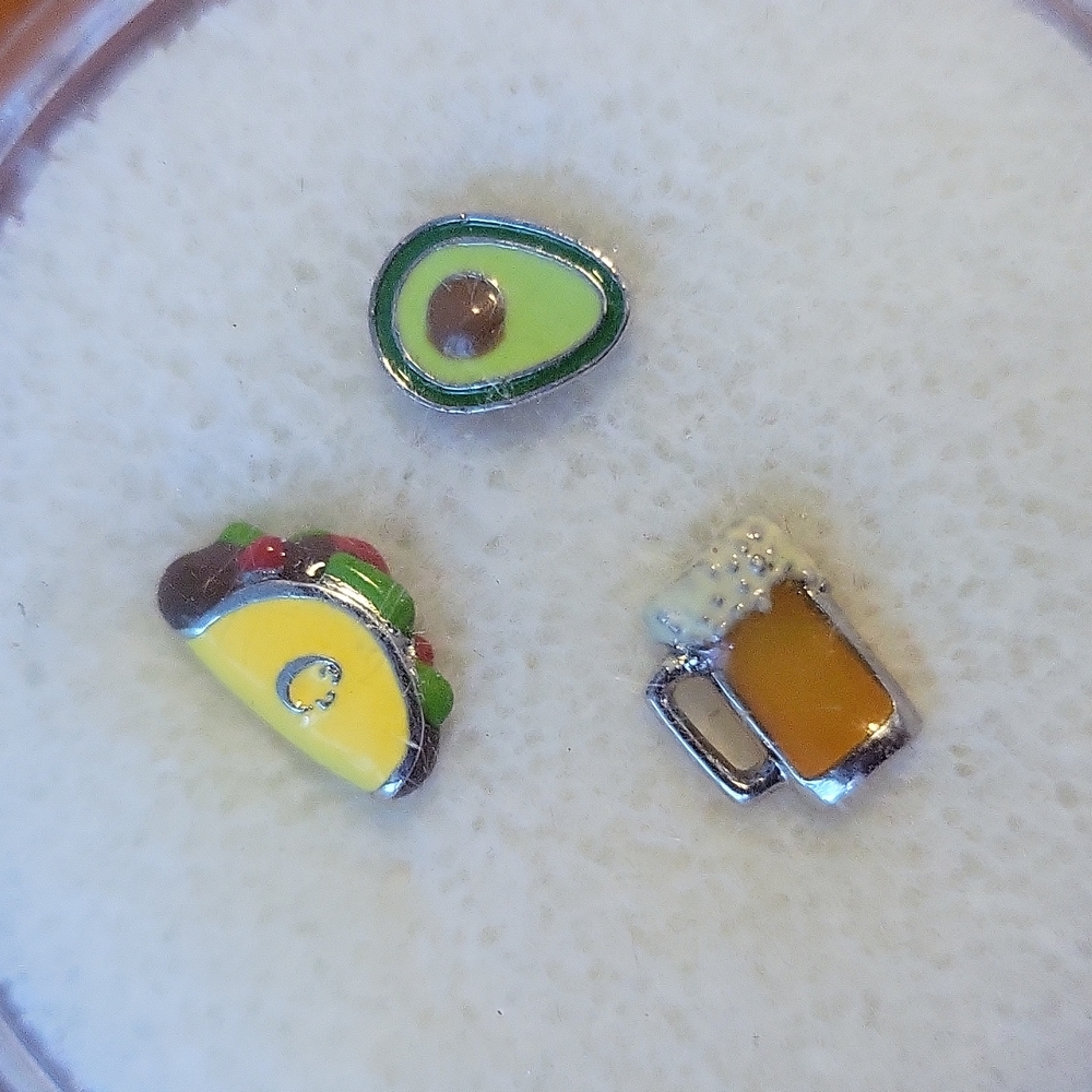 Origami Owl charm set of 3